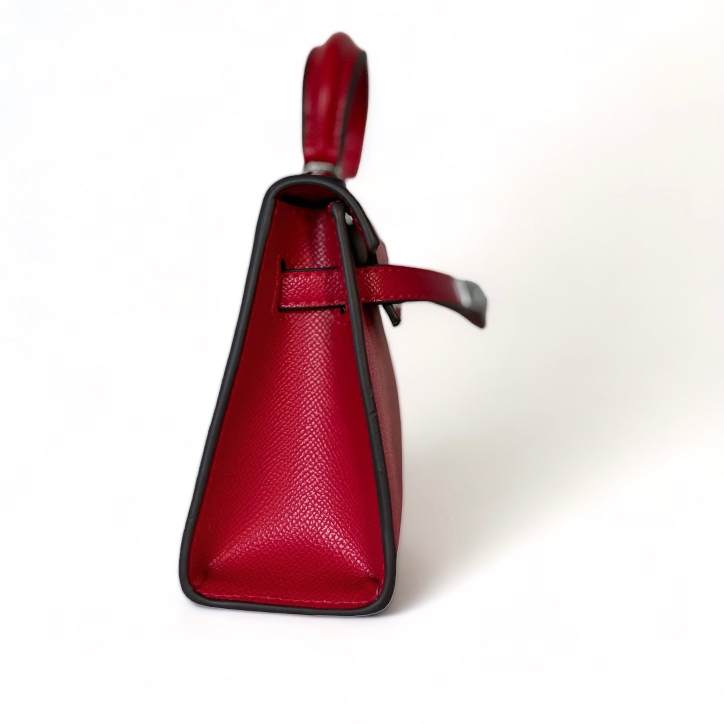 Red Mini Leah Vegan Leather Purse - Rosenix
