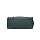 Alexa Vegan Leather Office Bag: Green - Rosenix