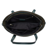 Alexa Vegan Leather Office Bag: Black - Rosenix
